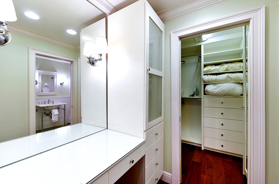 Master Vanity Area and Closet